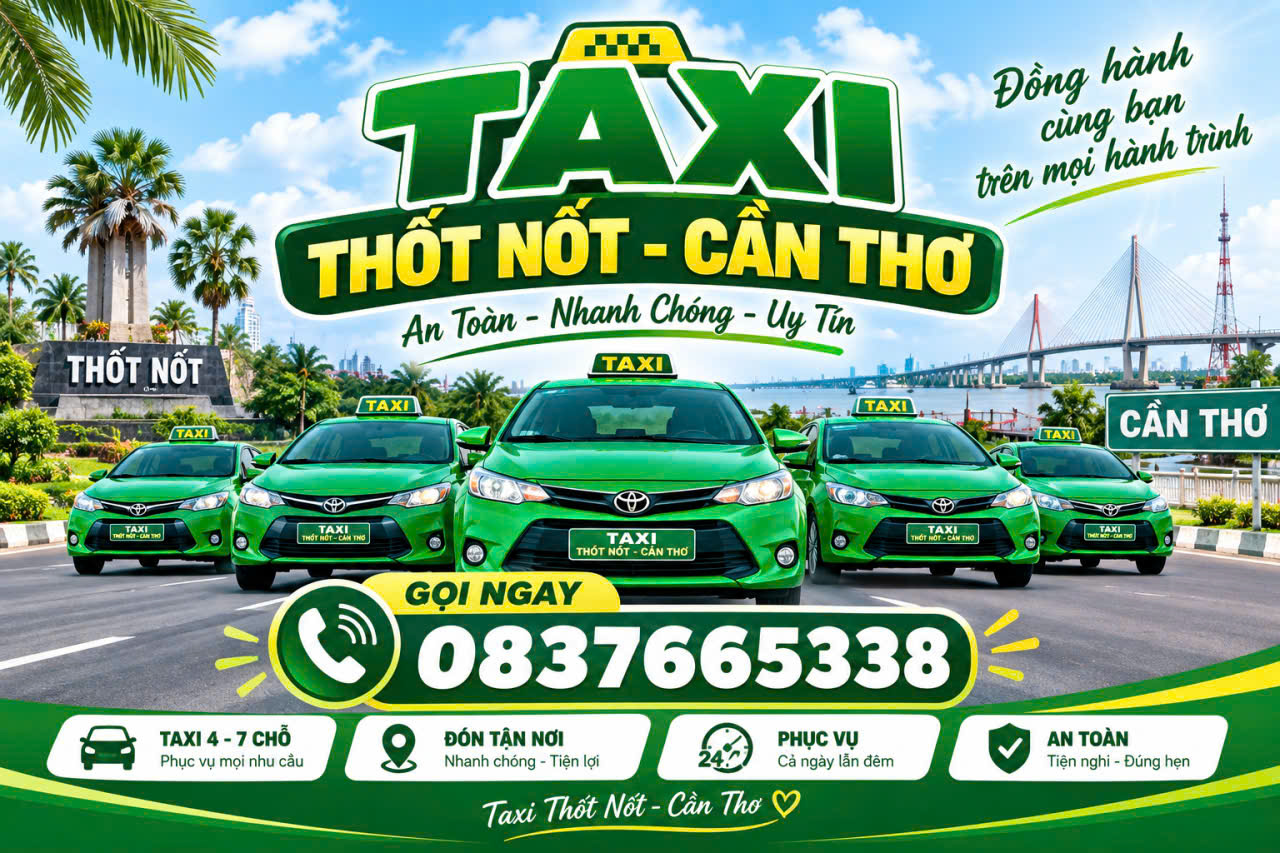 Taxi Thốt Nốt đồng hành